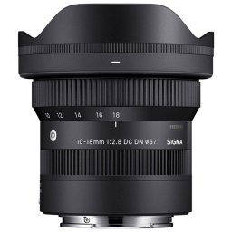 Objetivo Sigma 13/10 Fujifilm X APS-C 2.8-22 67mm Parasol Extraíble Negro
