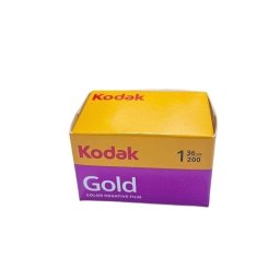Película Fotográfica Kodak Color Negativa Alta Saturación y Nitidez Luz Diurna/Flash