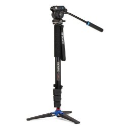 Monopié Benro A38FDS2PRO con mini trípode y cabeza vídeo S2PRO 2,5kg