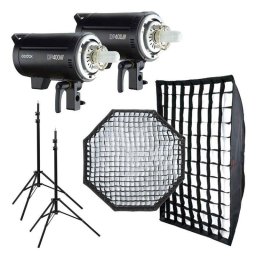 Flash de estudio Godox DP400III Duo Kit 400Ws Bowens Wireless X