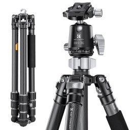 Trípode K&F Concept X284C4 Carbono con Monopié y Rótula BH-36 16kg