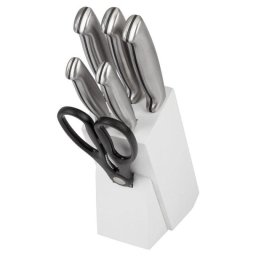 Cuchillo de cocina Classbach C-MBS 4018 set 7 piezas acero inoxidable bloque madera