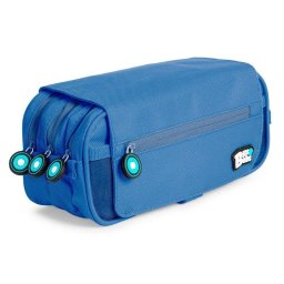 Estuche Portatodo Triple Grafoplás Bits and Bobs Azul