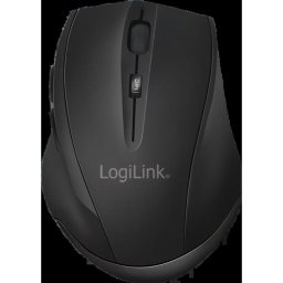 Ratón LogiLink ID0032B Bluetooth 5.0 1600 DPI Negro 6 botones