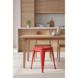 RegalosMiguel Taburete Torix Pequeño 45 cm - Rojo