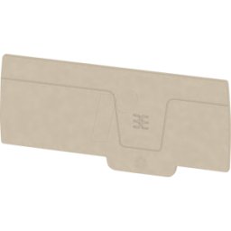 WEIDMÜLLER AEP 3C 10/16 - Serie A, placa final, AEP 2T 10/16, beige