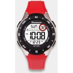 Neckmarine Reloj de hombre x-treme digital digital de caucho. (M) Negro