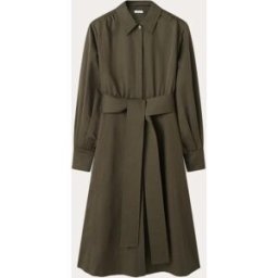 joseph Vestido midi Ziane. (S) Verde oscuro