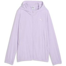 Puma Chaqueta de fitness para mujer Run Velocity Woven Hoodie morado S