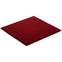 Vossen Alfombra de baño FEELING 60x60cm Rubí rojo oscuro