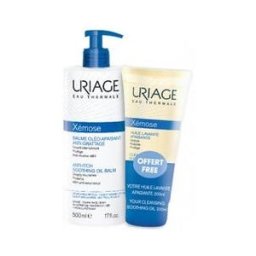 URIAGE Pack Xemose Bálsamo Óleo 500ml + Aceite Limpiador 200 ml