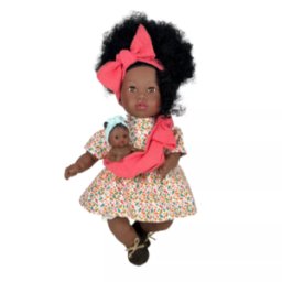 MUÑECA ALIKA CON BEBE CURLY HAIR