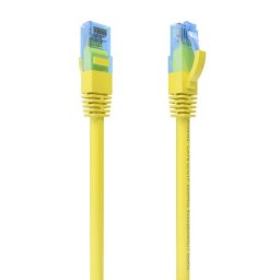 Cable de red RJ45 AISENS CAT.6 UTP AWG26 CCA 0,5m amarillo alto rendimiento