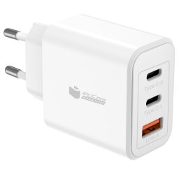 PcCom Essential Cargador 2x USB-C 30W + USB-A 3.0 Blanco