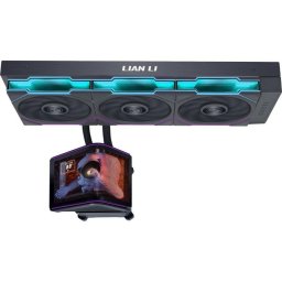 Refrigeración líquida Lian-Li HydroShift II OLED Curved 360TL 360mm pantalla OLED 3 ventiladores curva garantía extendida