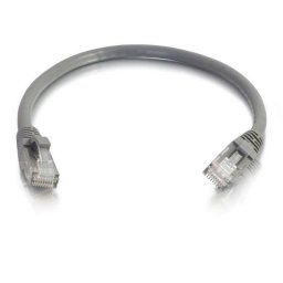 Cable de red Cat6 UTP de 3 m con funda antienganche C2G gris