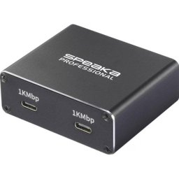 Switch de red SpeaKa Professional SP-GNS-240 1 entrada RJ45 y 2 salidas USB-C