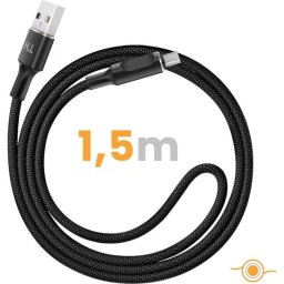 Cable USB-A a Micro-USB con indicador LED Avizar 1,5 m