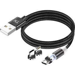 Cable USB Avizar 3 en 1 magnético de 1 metro