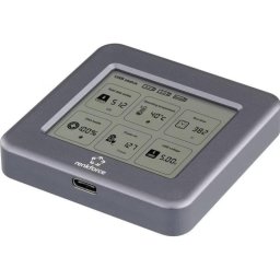 Caja SSD Renkforce M.2 NVMe Aluminio Gris con Display LCD integrado
