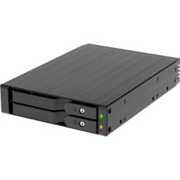 Caja Joujye JJ-N-22SS 2 bahías 2.5" SATA Hot-Swap aluminio