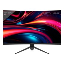 Monitor 2-POWER LC-M32QC 32" Quad HD 180Hz VA Curvo FreeSync Premium Ajuste altura