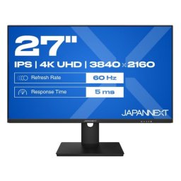Monitor JAPANNEXT JN-IPS270UHD60F 27" UltraHD 4K 60Hz IPS HDR10 FreeSync Altura Ajustable