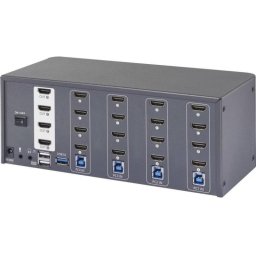 Conmutador KVM SpeaKa Professional 4 Puertos HDMI 2.0b 4K@60Hz