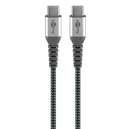 Cable Goobay 79559 SuperSoft Textile USB-C 2.0 M/M 0,15 m