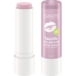 Naturcosmetika Bálsamo Labial Color Kiss 04 Soft Rose 4,8 gr