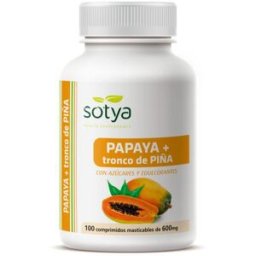 Sotya Papaya con Tronco de Piña 100 Comp