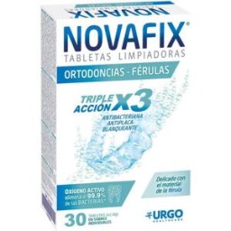 Novafix Tabletas Limpiadoras Triple Acción 30 Unidades