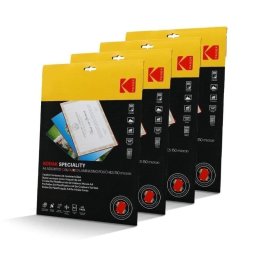 Funda para plastificar Kodak A4 colores surtidos 150 micras KD-LMA4CLR-PK12C, pack 48 unidades