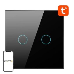 Interruptor Inteligente Avatto TS02-EU-B2 WiFi Compatible Alexa Google