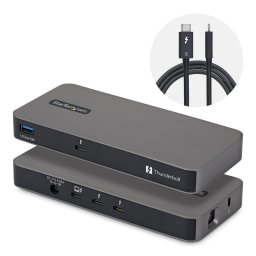 Hub StarTech 4 puertos 80/120 Gbps Thunderbolt 5 con KVM Thunderbolt Share