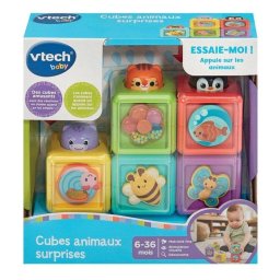 Cubos de Actividad VTech Baby Apilables 5 Uds Multicolor Sensoriales Mecánicos