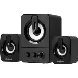 Altavoces Rebel 2.1 USB 11 W con subwoofer y control de audio