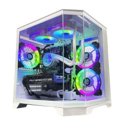 PC Sobremesa Nitropc Avanzado AMD Ryzen 7 5800X 16GB 1TB SSD RX 9060 XT Windows 11 Pro Blanco