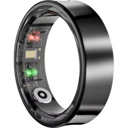 Anillo inteligente Avizar R09 Talla 12 Bluetooth IP68 Autonomía 7 días iOS/Android Negro
