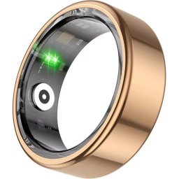 Anillo inteligente Avizar RNG-TTN-RG12 talla 12 Bluetooth IP68 5 días batería Oro
