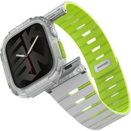 Funda Correa Skinarma Gemini para Apple Watch 42mm Niteglow Verde