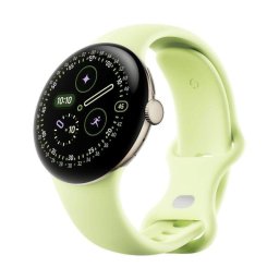 Google Pixel Watch 4 4G LTE 41mm Oro Correa Verde S/L IP68 SpO2 Pulsómetro