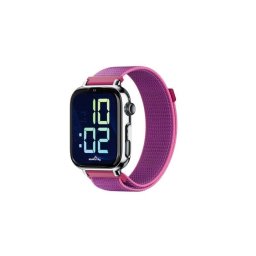 SaveFamily SaveWatch Plus 2 4G GPS 1,85" Plata Correa Frambuesa IP68 SOS