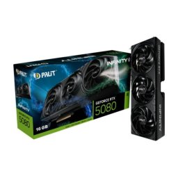 Tarjeta Gráfica Palit GeForce RTX 5080 INFINITY 3 16GB GDDR7 Reflex 2 RTX AI DLSS4.5