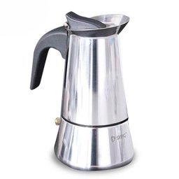Garsaco Cafetera Inducción 6 Tazas Acero Inoxidable