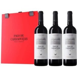 Pago de Carraovejas 2023 Estuche 3 bot. - Vino español premium con graduación de 14,50
