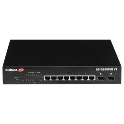 Edimax Pro GS-5208PLG V2 Switch Gestionado 8 Puertos Gigabit PoE+ + 2 Puertos SFP