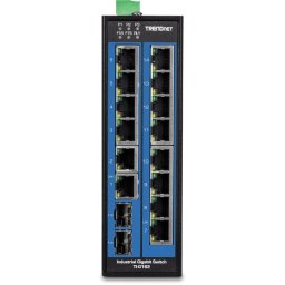 Trendnet TI-G162 Switch Gigabit Ethernet 14 Puertos Gigabit + 2 SFP Negro