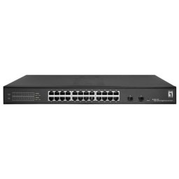 LevelOne Hilbert GES-2126 Switch Gestionado L2 24 Puertos Gigabit + 2 Puertos SFP