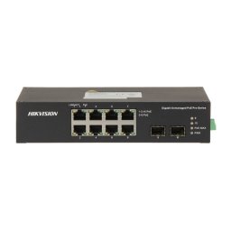 Switch Hikvision DS-3T0510HP-E/HS 8 Puertos Gigabit PoE 110W 2 Hi-PoE